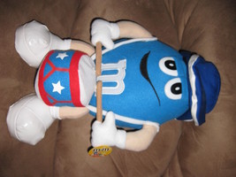 M&amp;M Usa Blue Drummer New Licensed Plush Nwt New With Tags 12&quot; Nanco Vhtf 2007 - £23.65 GBP