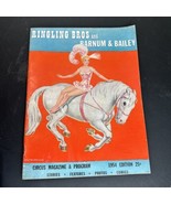 Circus Magazine &amp; Program 1954 Ringling Bros Barnum Bailey Souvenir Book - $82.14 CAD