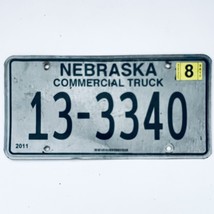2017 United States Nebraska Commercial Truck License Plate 13-3340 - $16.25 CAD