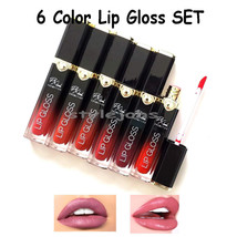Prolux Long Lasting Soft Moisturizing Lip Gloss Liquid Lipstick 6 Color SET - £8.71 GBP