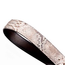 Marco Di Milano Genuine Snake Skin Western Belt Arkansas Natural image 4