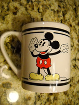 * Disney Cup Pie Eyed Mickey Mouse Directing Traffic 11oz Mug by Gibson - $9.80