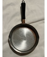 Solid Copper Rome NY 7&quot; Skillet Frying Pan Wooden Handle Vintage Revere ... - £28.81 GBP