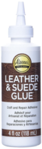 Leather &amp; Suede Glue for DIY Crafts &amp; Repairs Jackets Handbags 4oz Flexible - £4.39 GBP