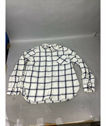 J. Crew Classic Button Down White With Blue Stripes Shirt - Women’s Size 8 - €11,09 EUR