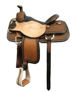 Eco-Leather Western barrel Racing Horse saddle Size 13&quot; to 17&quot; - $7,068.00 MXN+