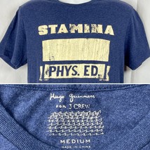 J Crew x Hugo Guinness Stamina Phys Ed Distressed M T-Shirt Medium Mens ... - £29.37 GBP