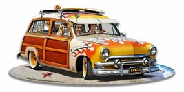 1951 Surf Woody Metal Sign - $49.95