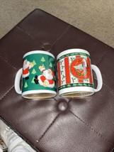 Two Vtg Christmas Mugs  - £7.91 GBP