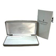 Waterford Large Presentation Hard Side Clam Shell Empty Pen Gift Box 6.5... - $18.69