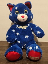 Build A Bear Wonder Woman Cat Plush Stuffed Animal Blue White Star Toy 1... - £19.92 GBP
