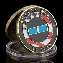 United States Korean War Veteran Military Challenge Coin Souvenir Gift - £7.75 GBP