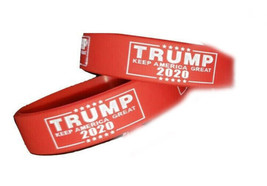 2x Donald J. Trump Keep America Great 2020 Silicone Wrist Band - £6.25 GBP