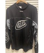 Troy Lee Designs TLD Adventure Jersey Off-Road MX Black/Grey Men's Large - $14.99