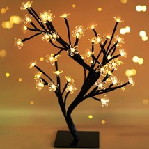 18&quot; Battery Operated Led Cherry Blossom Tree Lights (6Hr Timer) - Bonsai Lighted - £32.07 GBP