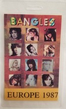 BANGLES (SUSANNA HOFFS) - ORIGINAL CONCERT TOUR LAMINATE BACKSTAGE PASS ... - £15.69 GBP