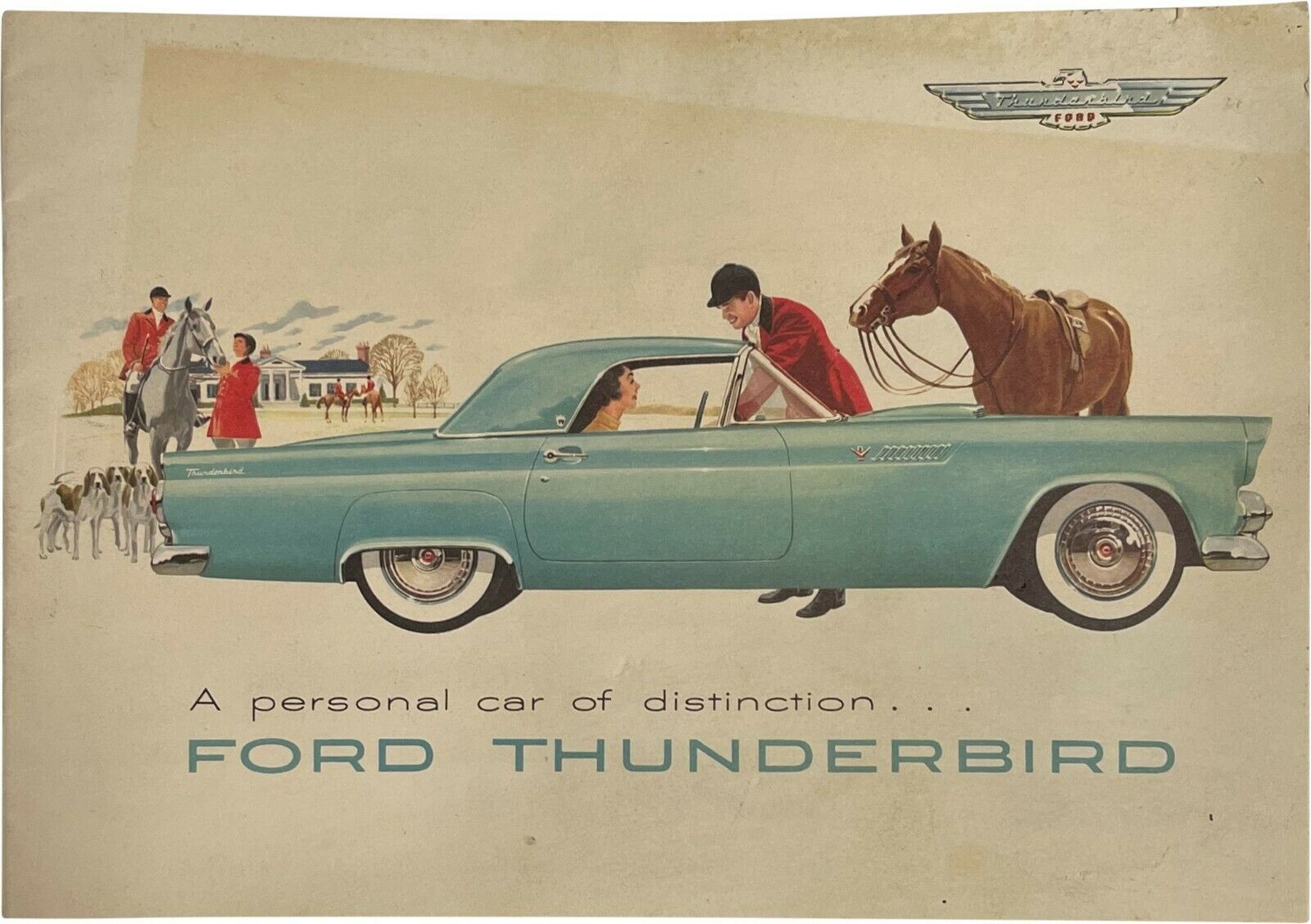 Primary image for 1955 Ford Thunderbird Sales Brochure Booklet Catalog Book Old Original