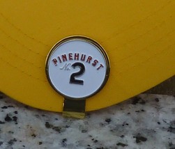 Pinehurst #2 Ball Marker &amp; Hat Clip Gold Plated Hat Clip - Site 2024 US ... - £13.19 GBP