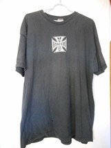 Army Rangers Fruit of the Loom Black Graphic Tee T-Shirt Double Sided - $200.69 MXN