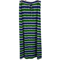 Michael Kors Blue Green Striped Maxi Skirt Size Small - £14.52 GBP