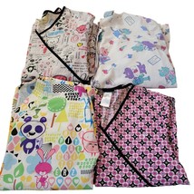 Women&#39;s M Scrub Tops Lot of 4 Nursing Hospital Clothing Uniforms Vtg Tee... - $1,107.40 MXN
