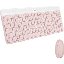 Logitech 920-011311 SLIM WIRELESS KEYBOARD AND MOUSE COMBO MK470 - ROSE - $113.41