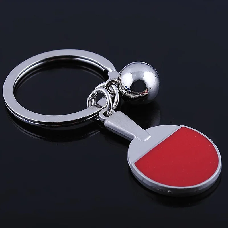 Sporting A Cute Pingpong Pendant Keychain Fashion Mini Table Tennis Ball Key Cha - £23.84 GBP