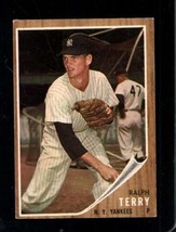 1962 TOPPS #48 RALPH TERRY VGEX YANKEES UER *NY11683 - $5.39