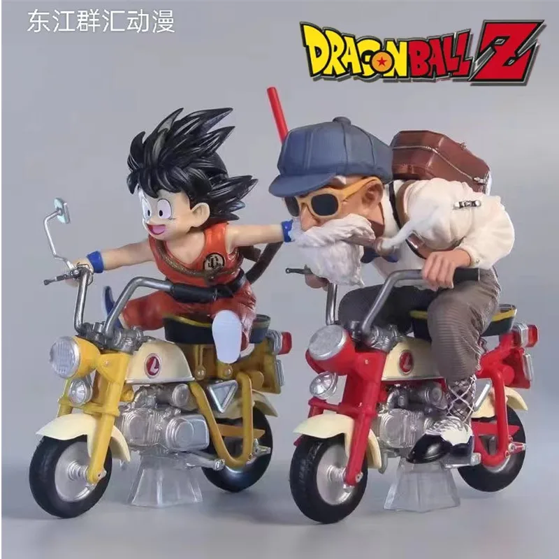 Dragon Ball Anime Motorcycle Master Roshi Motorcycle Son Goku Boxed Model Hand - £35.49 GBP+