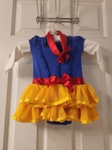 Disney Snow White Bodysuit Costume Dress Size 12 mos  - $25.95