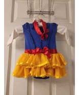 Disney Snow White Bodysuit Costume Dress Size 12 mos  - $25.95