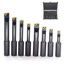 Shank Indexable Boring Bars 8 Pieces/Set,90 Degree round Shank Boring Ba... - $316.78