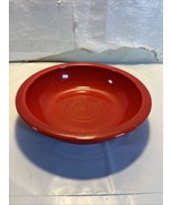 Red Fiesta Pasta Bowl | Scarlet 8 3/8&quot; Homer Laughlin Fiestaware - £9.96 GBP