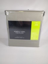 Simply Vera Vera Wang 600 Thread Count 100% Supima Cotton Sheet Set King 4 Piece - £103.01 GBP