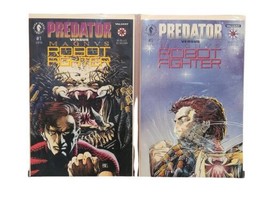 Predator vs Magnus Robot Fighter #1 &amp; #2 1992 Dark Horse Valiant Comics - £9.34 GBP