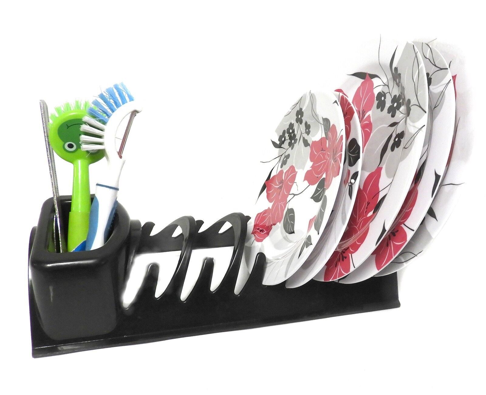 Plastic Dish Rack RV, Boat, Studio Apartment Compact Size 13 3/8&quot; Long x... - $7.76