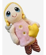Kellytoy Pink Angel Fairie W Wings Halo Star Plush Stuffed Animal Doll - £10.05 GBP