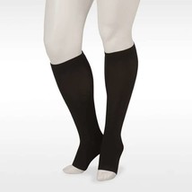 Juzo Basic 4411 Knee High, Open Toe, 20-30mmHg Size: IV (Black) - £25.37 GBP