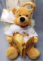 Disney Store Choir Angel Pooh Mini Bean Bag Plush Winnie The Pooh  8&quot; - £9.95 GBP