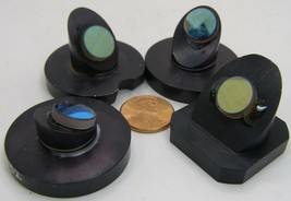 Four Round Alum Parts with Mirrors for use with Lasers  4ct.   BXI - £11.71 GBP