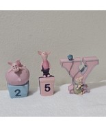 Pooh and Friends Porcelain Keepsake Lot Of 3 - #2 #5 Birthdays / Piglet ... - $43.32 CAD
