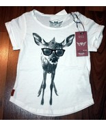 FIRETRAP London OFF CREAM Girls TEE SHIRT Top GRAPHIC Deer SUNGLASSES 4-... - $1,307.19 MXN