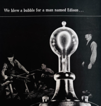 1947 Corning Glass Advertisement Thomas Edison Vintage Research Pyrex DWWW9 - $29.99