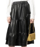 Skirt Leather Long Size Maxi Womens Lambskin Genuine Vintage Women Lined... - $189.28 CAD+