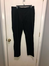 NEW J. Crew Bedford Flex Dress Chino Mens Size 34 X 34 Black Pants - £15.81 GBP