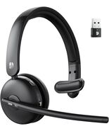 Dytole Wireless Headset with Mic for Work, Bluetooth Headset with Mic - $37.03