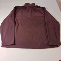 St John's Bay Men's Brown Size Large Quarter Zip Pullover Sweatshirt image 2