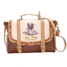 Japanese lolita age reduction embroidery bag small fresh female backpack college - £76.25 GBP