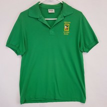 VTG 70s 80s UO Stedman Oregon Ducks Alumni Band Polo Shirt Sz M Green USA Made - $28.45