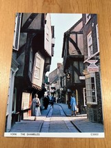 Vintage Postcard, The Shambles, Historic Street, York, Yorkshire, England - £3.79 GBP